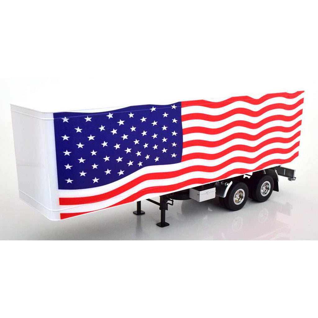 Dry Van Trailer (Red/White/Blue)