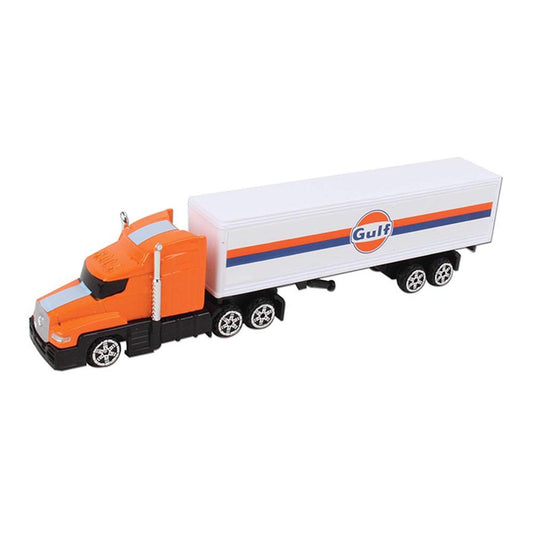 Semi Tractor w/Dry Van "Gulf Oil" (Orange)