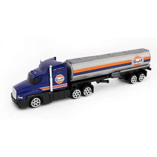 Semi Tractor w/Dry Van "Gulf Oil" (Blue)