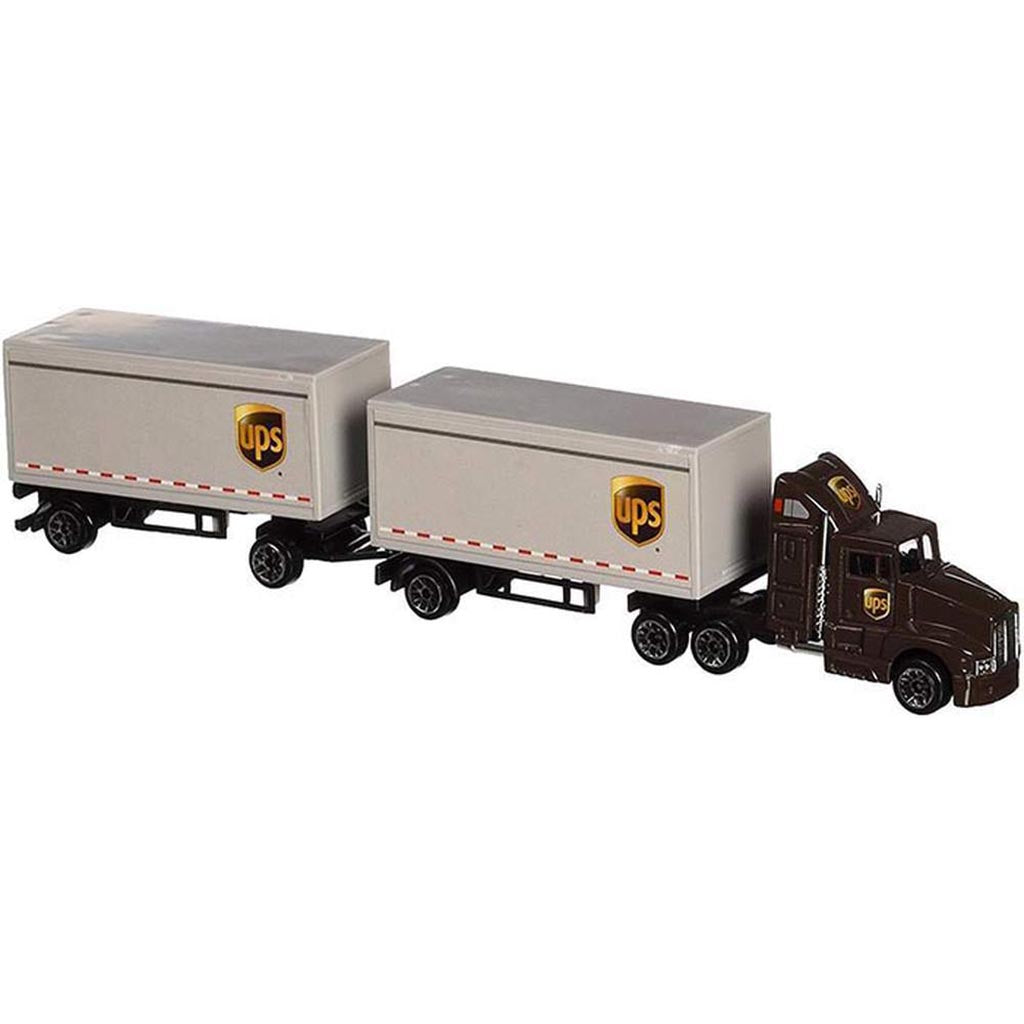 Kenworth T600 w/Pup Trailers "UPS"