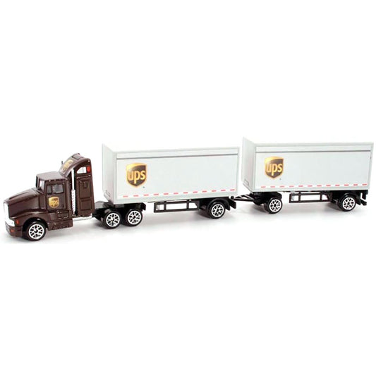 Kenworth T600 w/Pup Trailers "UPS"