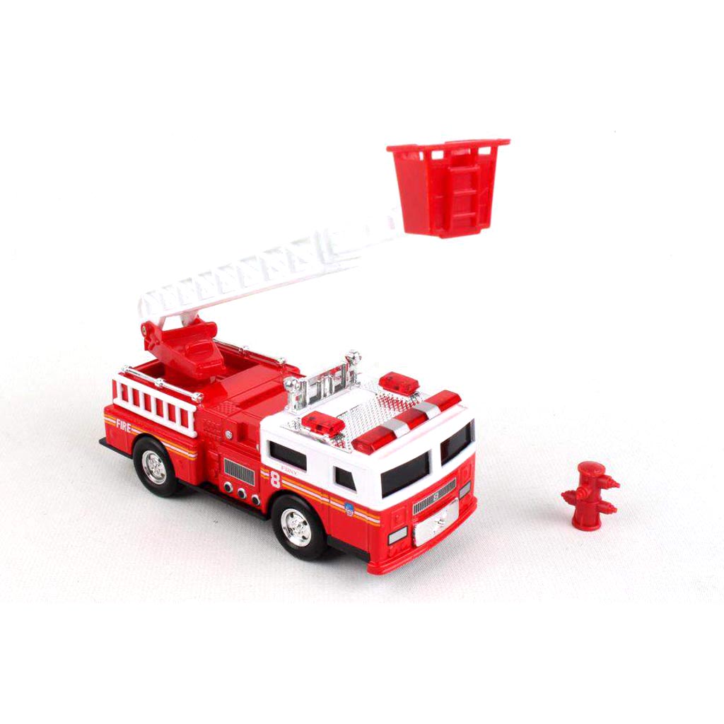 Fire Ladder Truck w/Hydrant "FDNY"