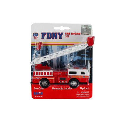 Fire Ladder Truck w/Hydrant "FDNY"