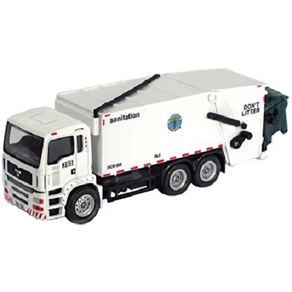 NYC City Sanitation Garbage Truck (White)