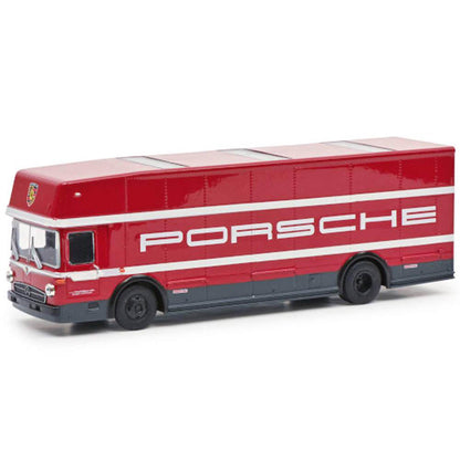 Mercedes O 317 Racing Transporter "Porsche" (Red/Gray)