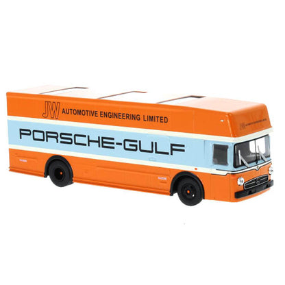 Mercedes O 317 Racing Transporter "Porsche-Gulf" (Orange/Blue)