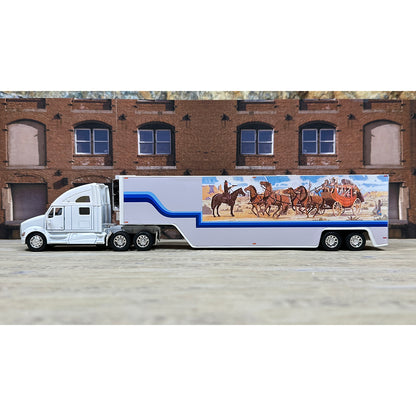 Kenworth T700 w/Moving Van Trailer Tribute to the Bandit and Snowman's Truck from "Smokey and the Bandit II" (1980)