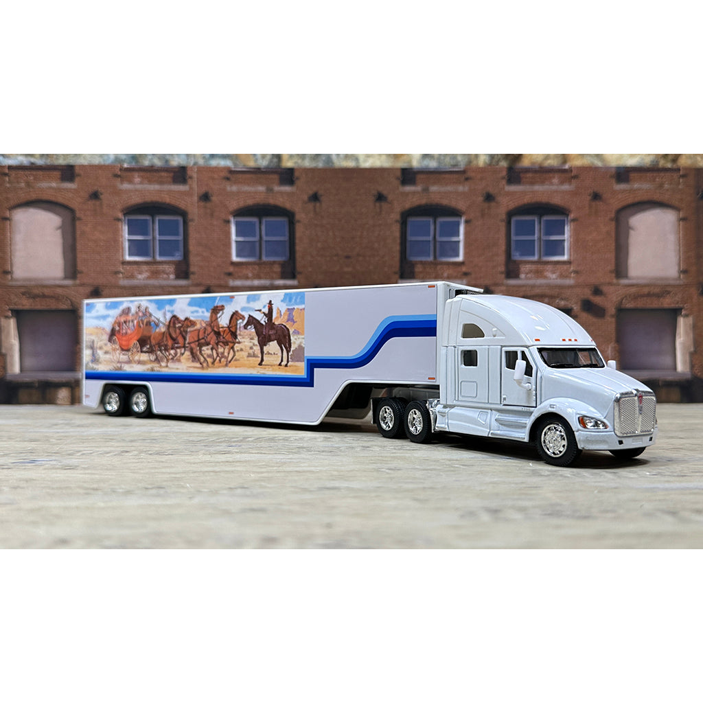 Kenworth T700 w/Moving Van Trailer Tribute to the Bandit and Snowman's Truck from "Smokey and the Bandit II" (1980)