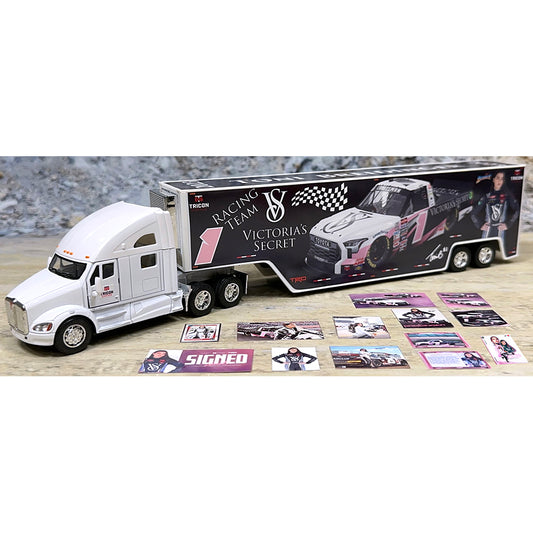 Kenworth T700 w/Racing Van Trailer "Toni Breidinger Victoria's Secret Nascar Truck Series Hauler - Version 1"