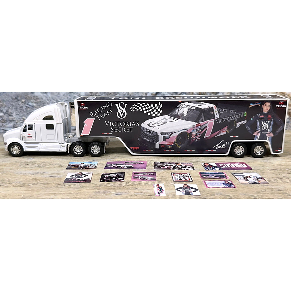 Kenworth T700 w/Racing Van Trailer "Toni Breidinger Victoria's Secret Nascar Truck Series Hauler - Version 1"