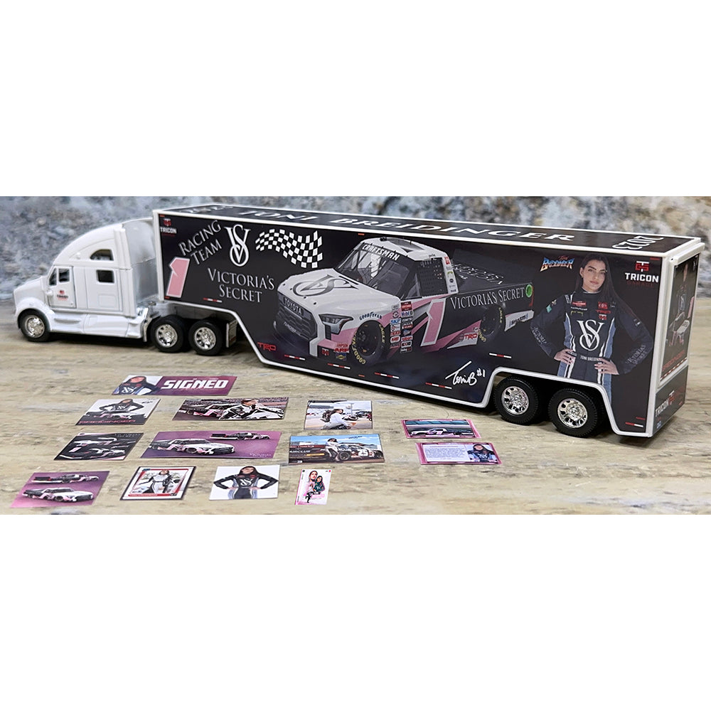 Kenworth T700 w/Racing Van Trailer "Toni Breidinger Victoria's Secret Nascar Truck Series Hauler - Version 1"