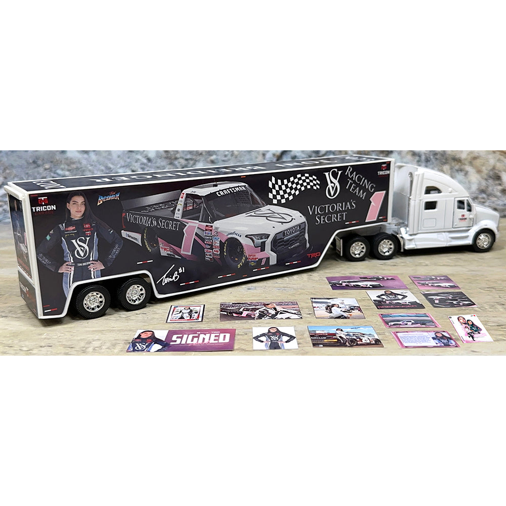 Kenworth T700 w/Racing Van Trailer "Toni Breidinger Victoria's Secret Nascar Truck Series Hauler - Version 1"