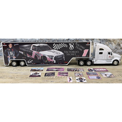 Kenworth T700 w/Racing Van Trailer "Toni Breidinger Victoria's Secret Nascar Truck Series Hauler - Version 1"