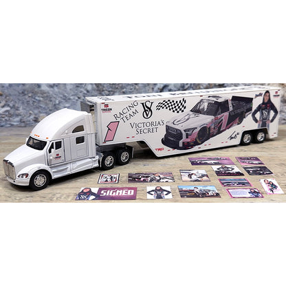 Kenworth T700 w/Racing Van Trailer "Toni Breidinger Victoria's Secret Nascar Truck Series Hauler - Version 2"