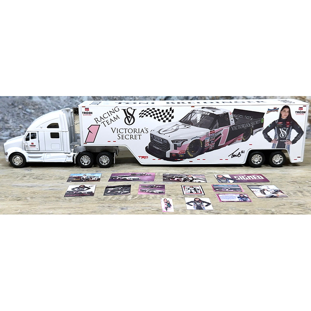 Kenworth T700 w/Racing Van Trailer "Toni Breidinger Victoria's Secret Nascar Truck Series Hauler - Version 2"