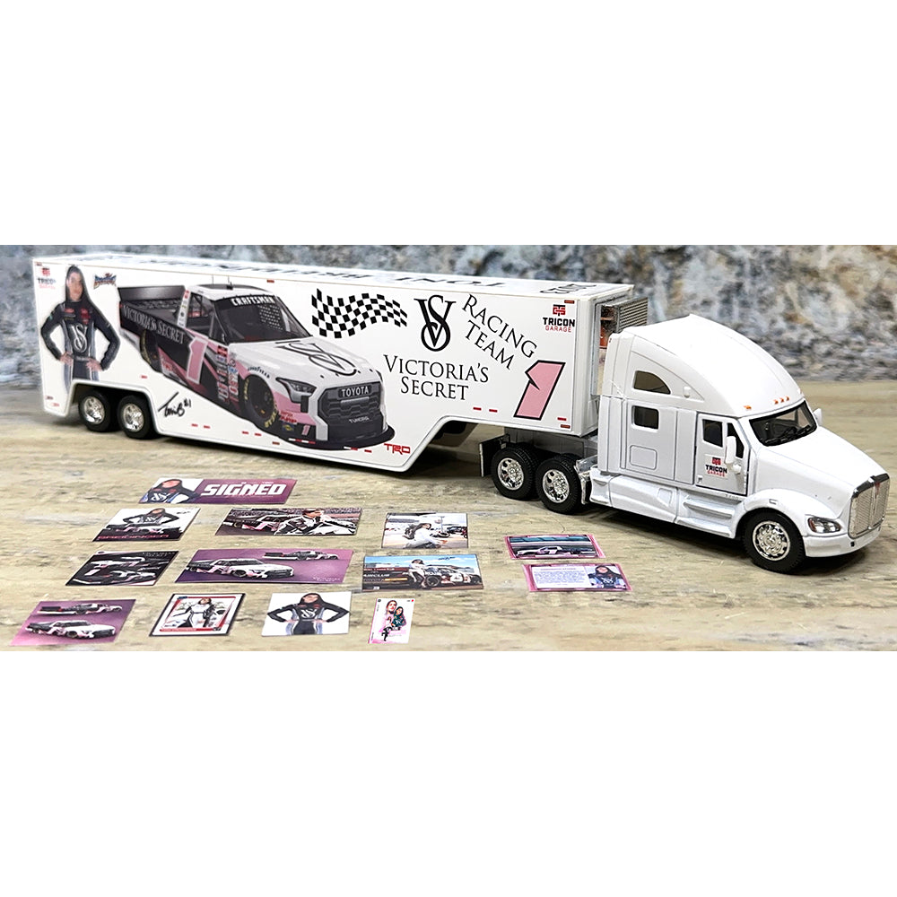 Kenworth T700 w/Racing Van Trailer "Toni Breidinger Victoria's Secret Nascar Truck Series Hauler - Version 2"