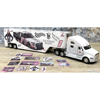 Kenworth T700 w/Racing Van Trailer "Toni Breidinger Victoria's Secret Nascar Truck Series Hauler - Version 2"