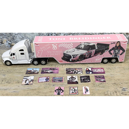 Kenworth T700 w/Racing Van Trailer "Toni Breidinger Victoria's Secret Nascar Truck Series Hauler - Version 3"