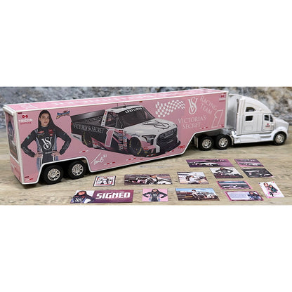 Kenworth T700 w/Racing Van Trailer "Toni Breidinger Victoria's Secret Nascar Truck Series Hauler - Version 3"