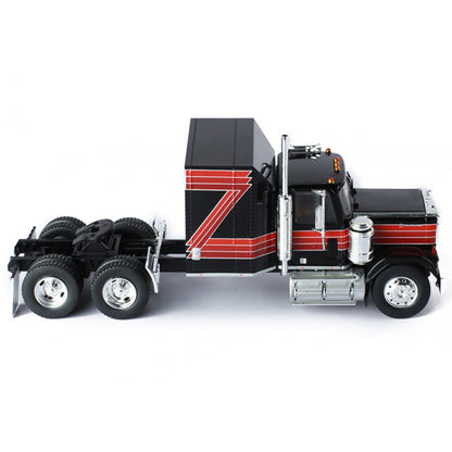 1980 GMC General Tractor (Black w/Red & Orange Stripes)