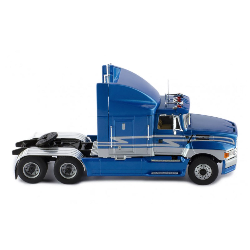 1990 Ford LTL 9000 Aeromax Tractor (Blue w/White Stripes)