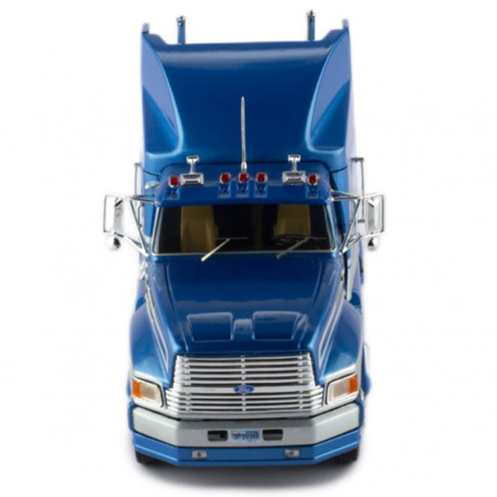 1990 Ford LTL 9000 Aeromax Tractor (Blue w/White Stripes)