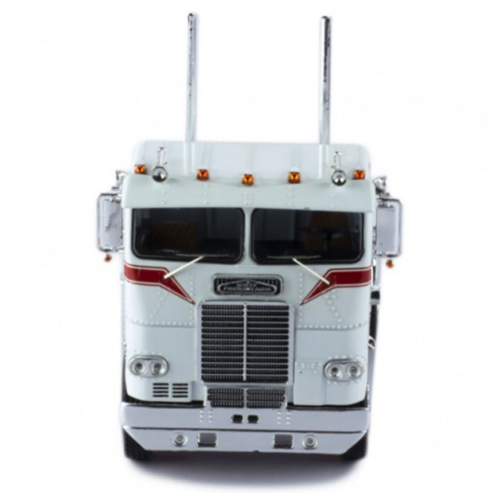 1976 White-Freightliner COE Day Cab Tractor (White w/Red Stripes)