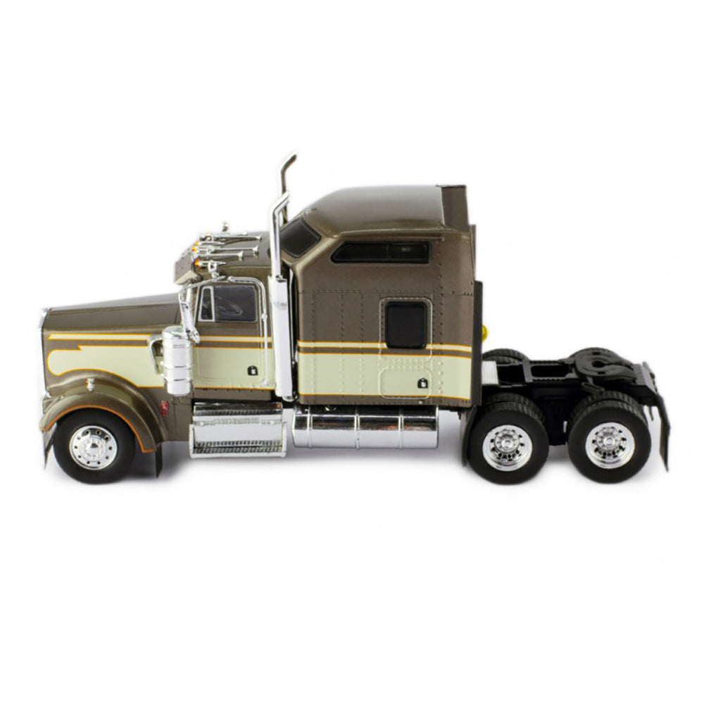 1990 Kenworth W900 Tractor (Gray Metallic/Beige)