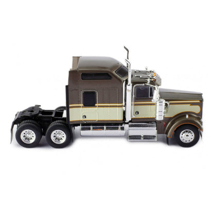 1990 Kenworth W900 Tractor (Gray Metallic/Beige)