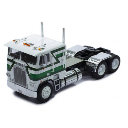 1993 Freightliner FLA COE Tractor (White w/Green & Black Stripes)