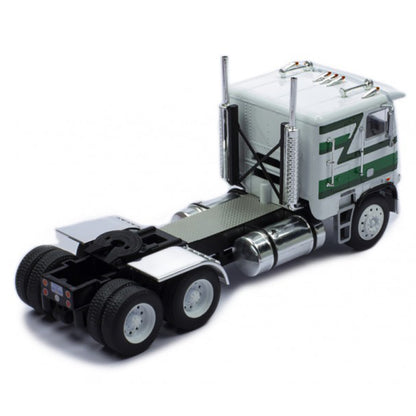 1993 Freightliner FLA COE Tractor (White w/Green & Black Stripes)