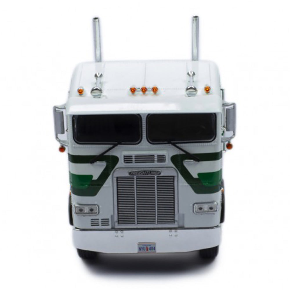 1993 Freightliner FLA COE Tractor (White w/Green & Black Stripes)