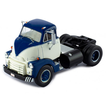 1954 GMC 950 Cannonball COE Day Cab Tractor (White/Blue)