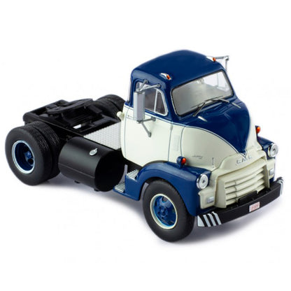 1954 GMC 950 Cannonball COE Day Cab Tractor (White/Blue)