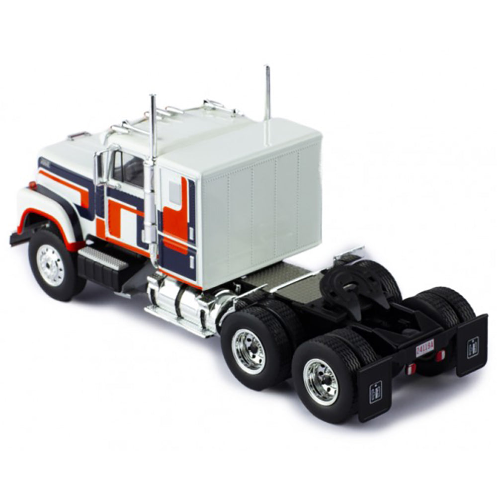 1980 International 4300 Transtar Tractor (White w/Blue & Red Stripes)