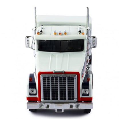 1980 International 4300 Transtar Tractor (White w/Blue & Red Stripes)