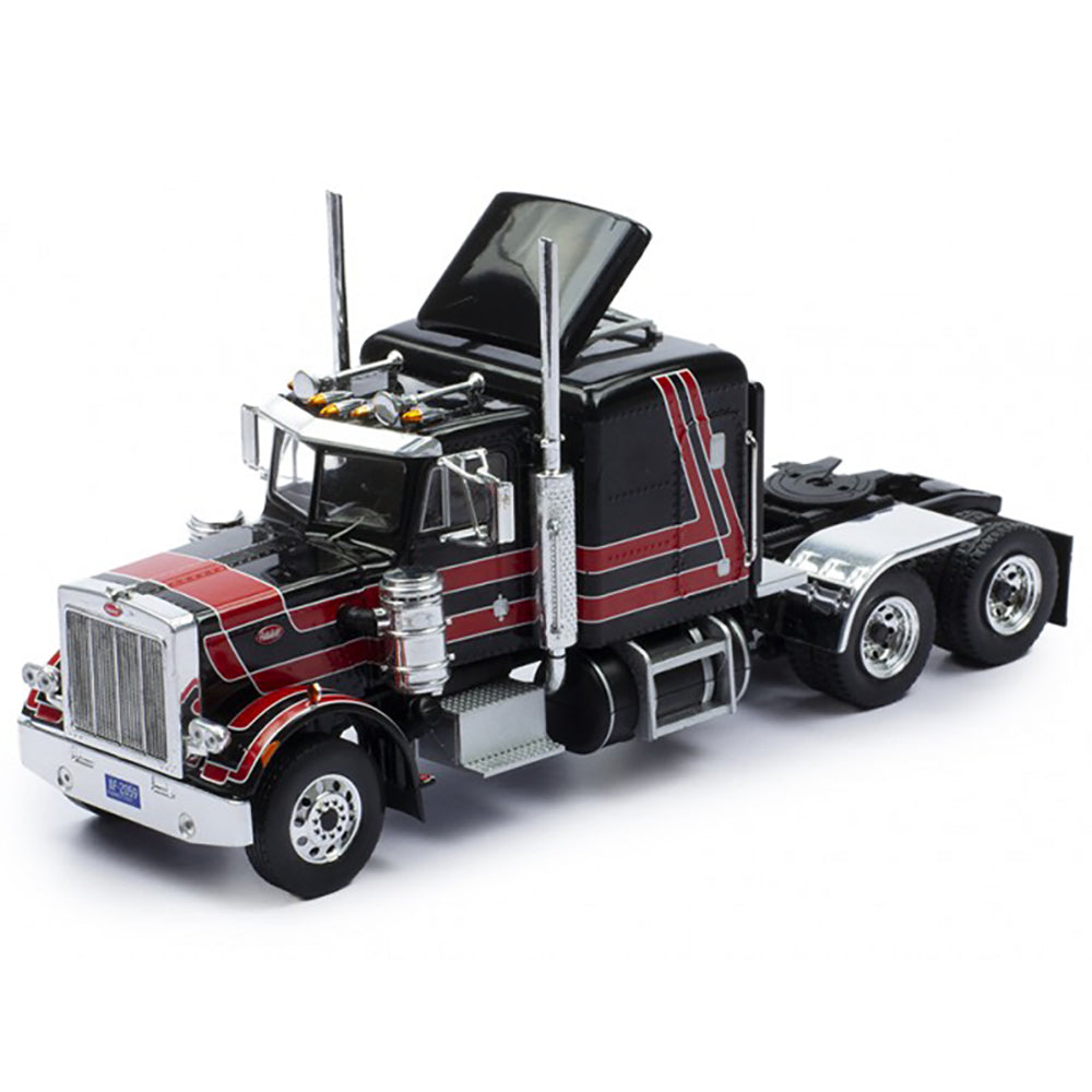 1973 Peterbilt 359 Tractor (Black/Red)