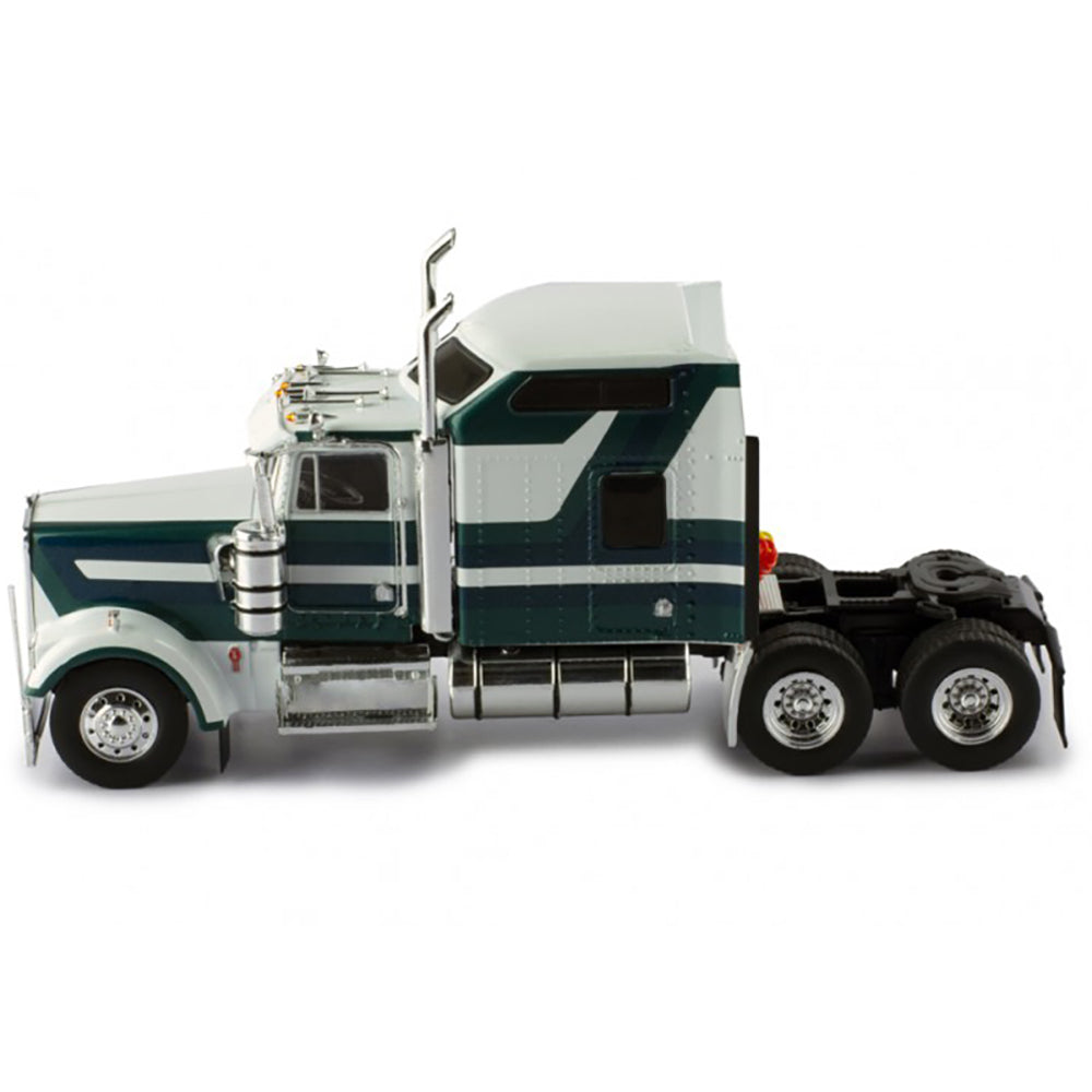 1990 Kenworth W900 Tractor (White/Green)