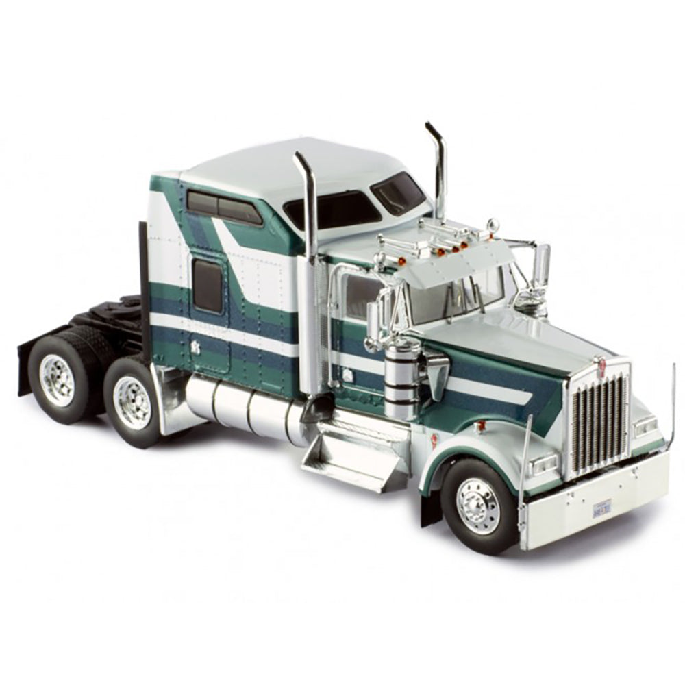 1990 Kenworth W900 Tractor (White/Green)