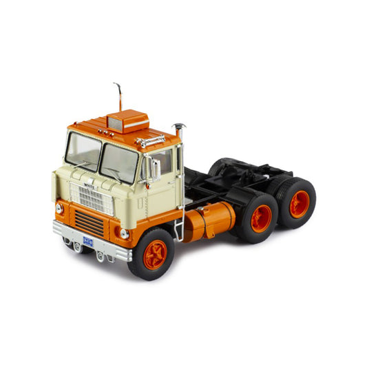 1960 White 7400 Day Cab COE Tractor (Orange/Cream)