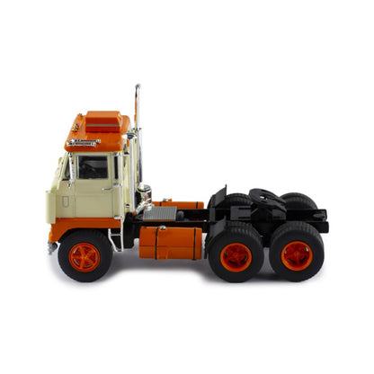 1960 White 7400 Day Cab COE Tractor (Orange/Cream)