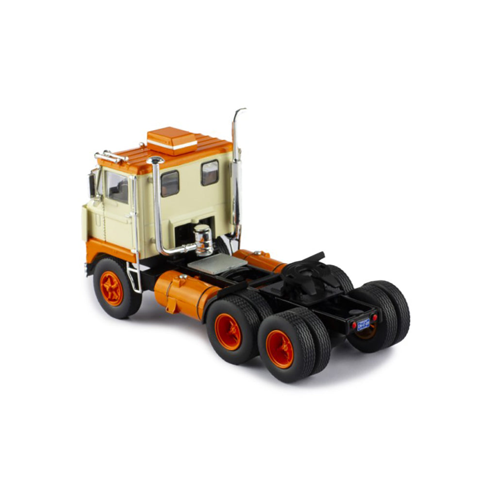 1960 White 7400 Day Cab COE Tractor (Orange/Cream)