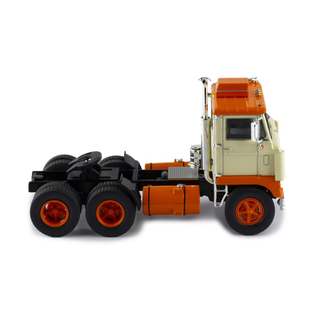 1960 White 7400 Day Cab COE Tractor (Orange/Cream)