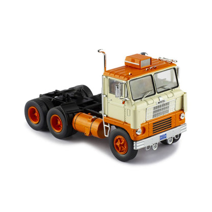 1960 White 7400 Day Cab COE Tractor (Orange/Cream)