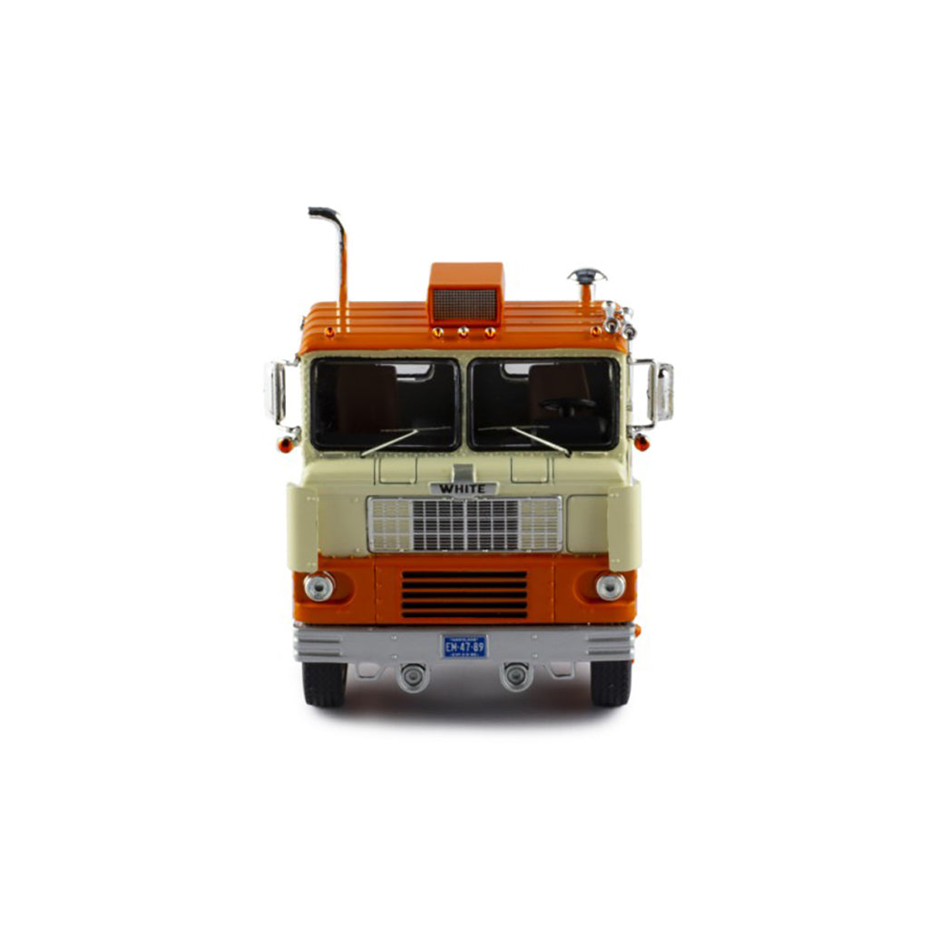 1960 White 7400 Day Cab COE Tractor (Orange/Cream)