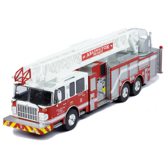 2015 Smeal 125' Rear Mount Fire Ladder Truck "Arlington Fire-Rescue, VA"