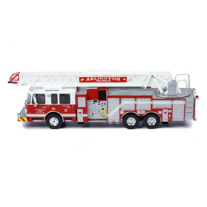 2015 Smeal 125' Rear Mount Fire Ladder Truck "Arlington Fire-Rescue, VA"