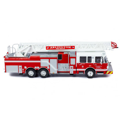 2015 Smeal 125' Rear Mount Fire Ladder Truck "Arlington Fire-Rescue, VA"