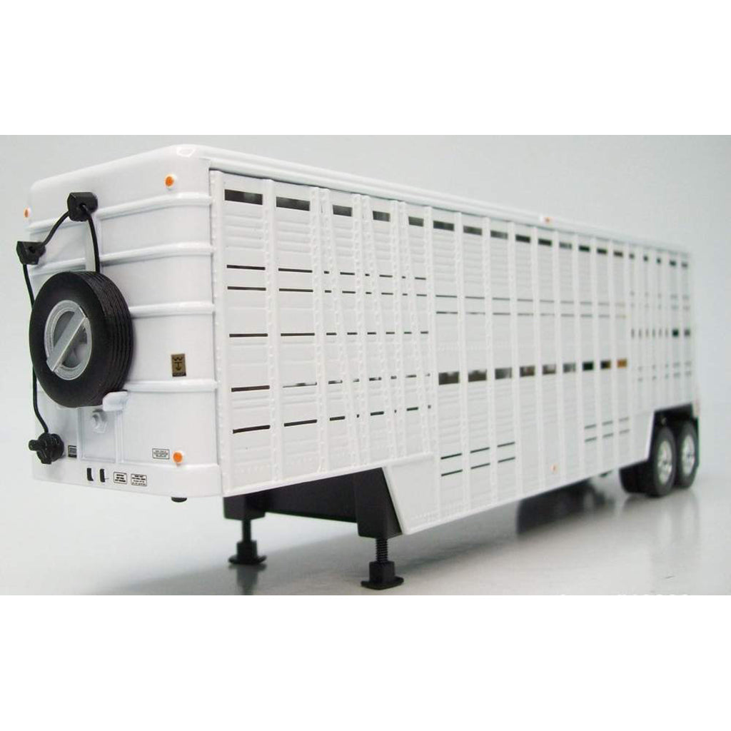 Vintage 40' Wilson Livestock Trailer (White)