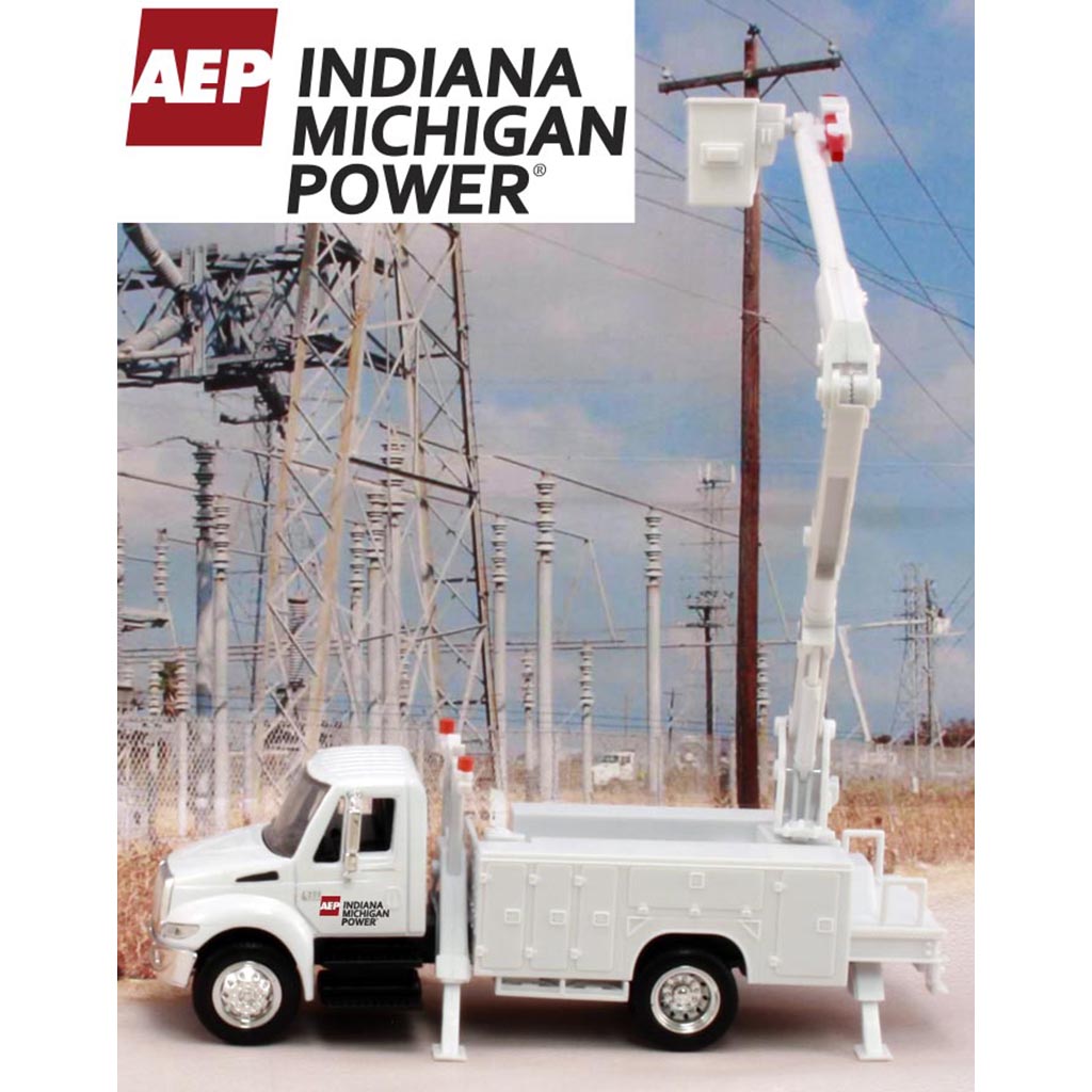 International Bucket Truck "AEP - American Electric Power - Indiana Michigan Power"